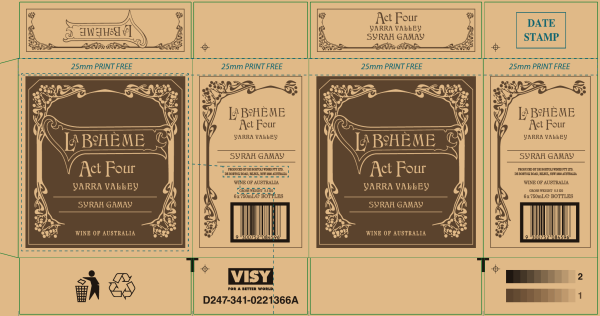 La Boheme Act IV Syrah Gamay - Image 3