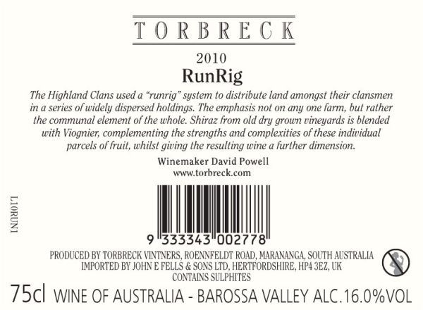 Torbreck RunRig 2018