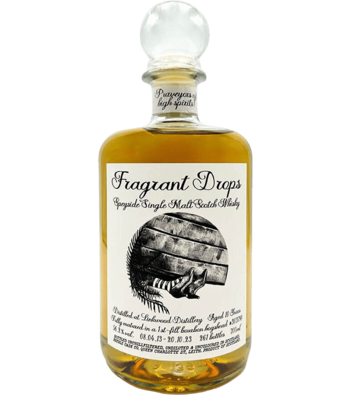 Linkwood 10 Year Old Speyside Single Malt Scotch Whisky, 1st-Fill 