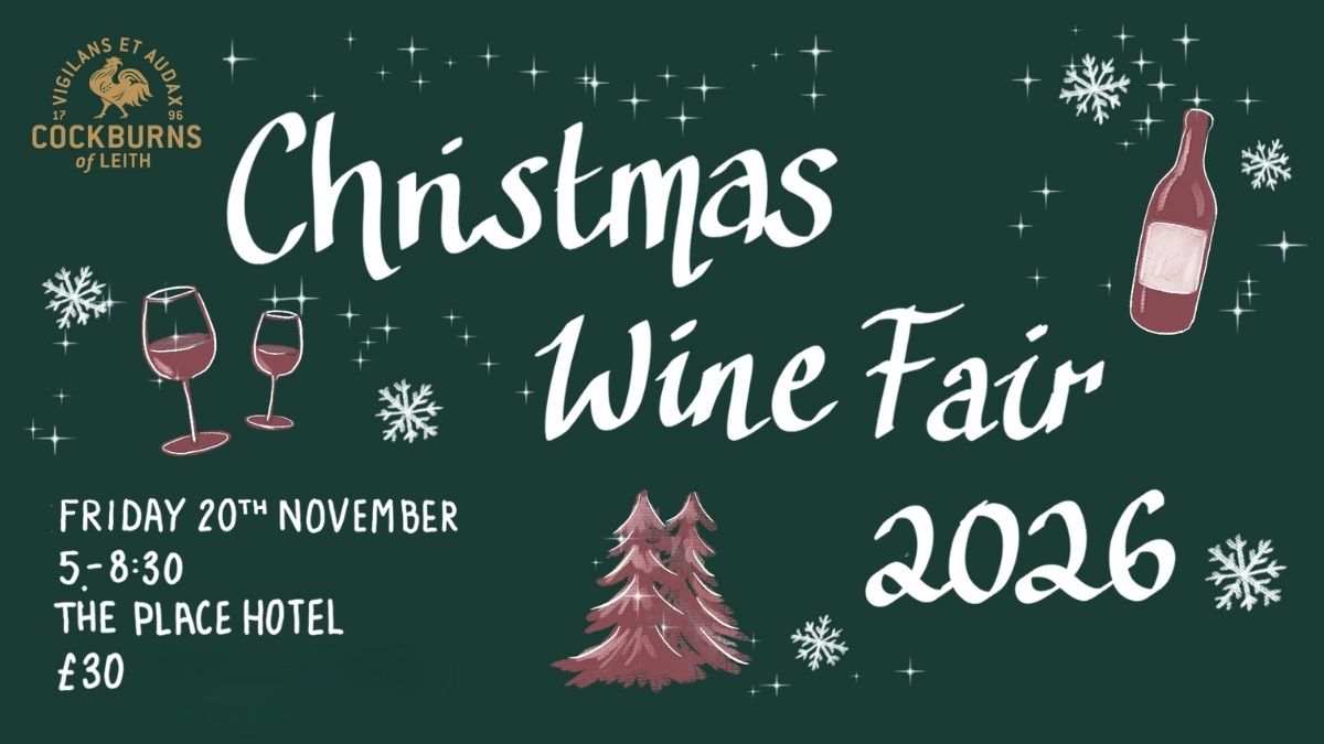 Cockburns of Leith Christmas Wine Fair 2026 Cockburns of Leith Christmas Wine Fair 2026