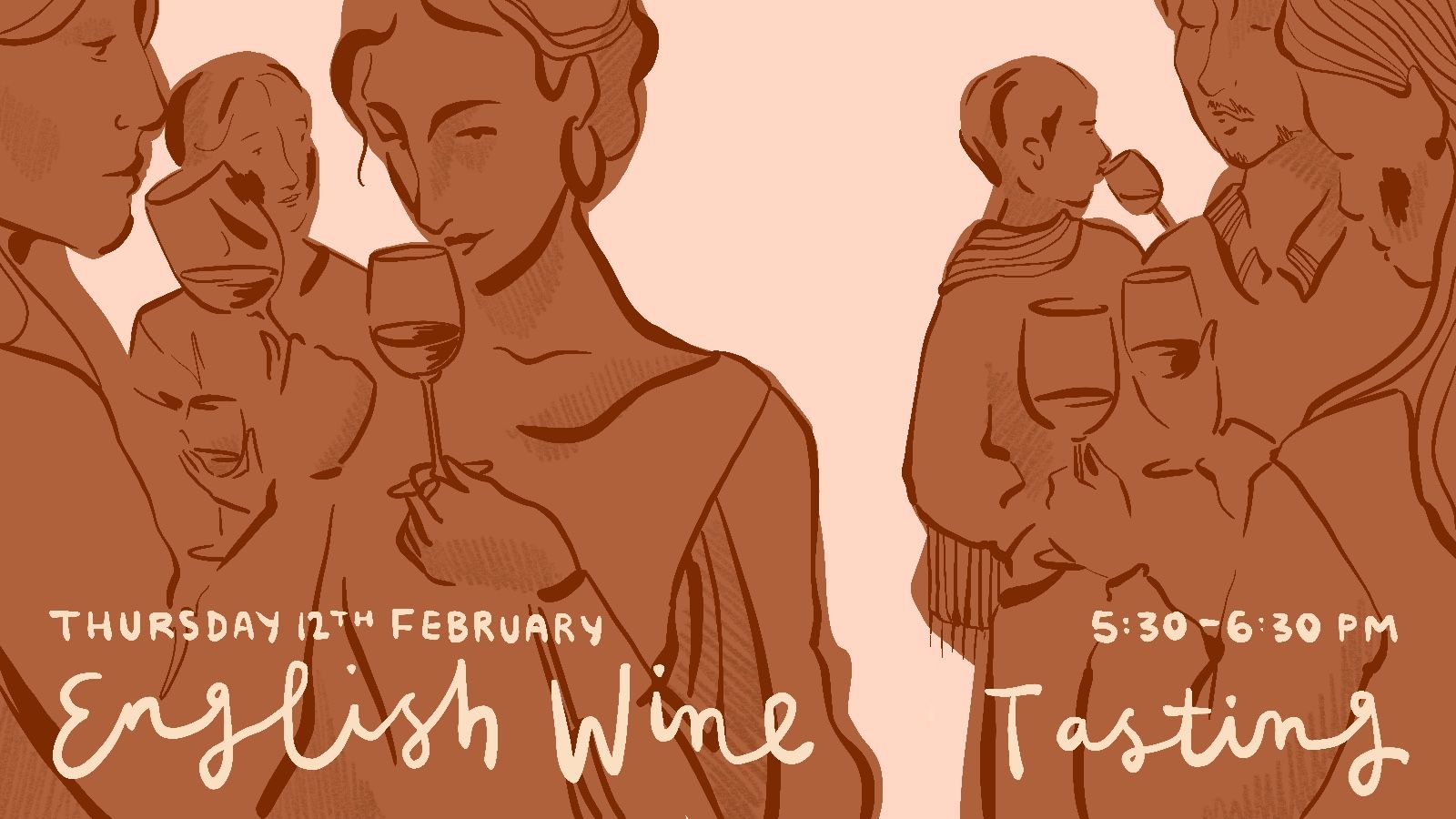 English wine tasting Thursday 12th February 5:30 - 6:30PM