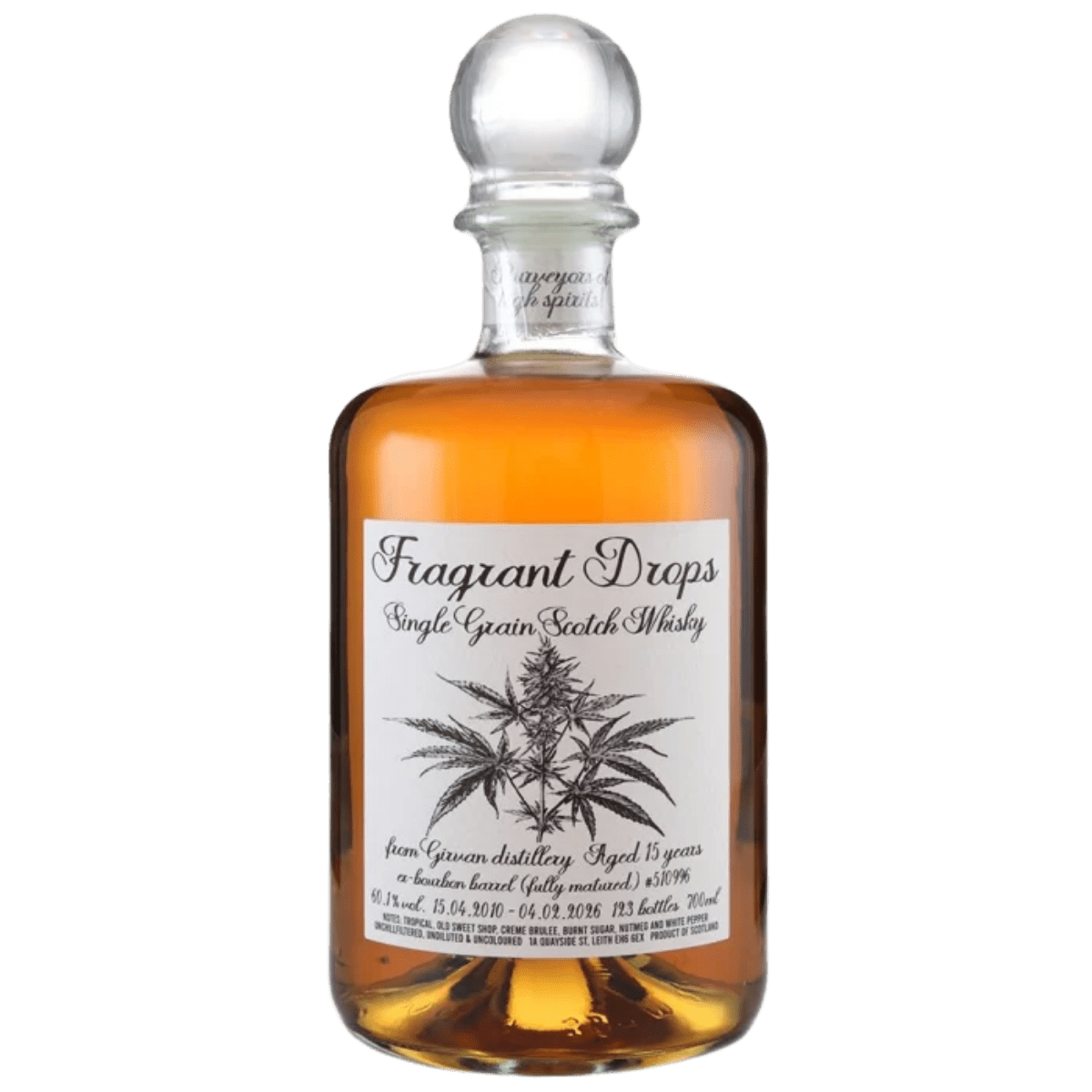 Girvan Distillery 15 y/o, Fragrant Drops