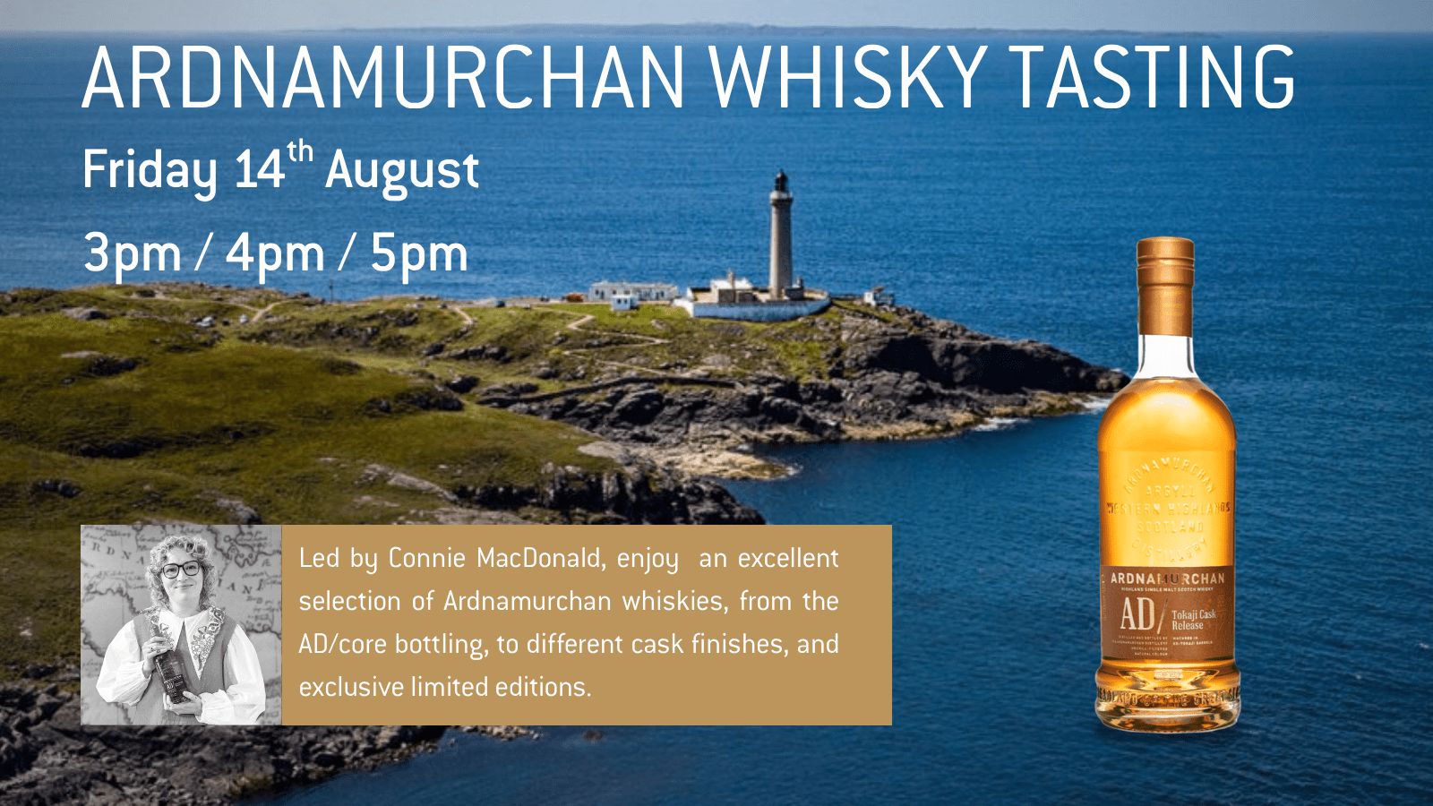 Whisky Tasting at Cockburns of Leith Edinburgh New Town Ardnamurchan Distillery Whiskies