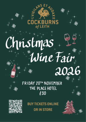 Cockburns of Leith Christmas Wine Fair 2026