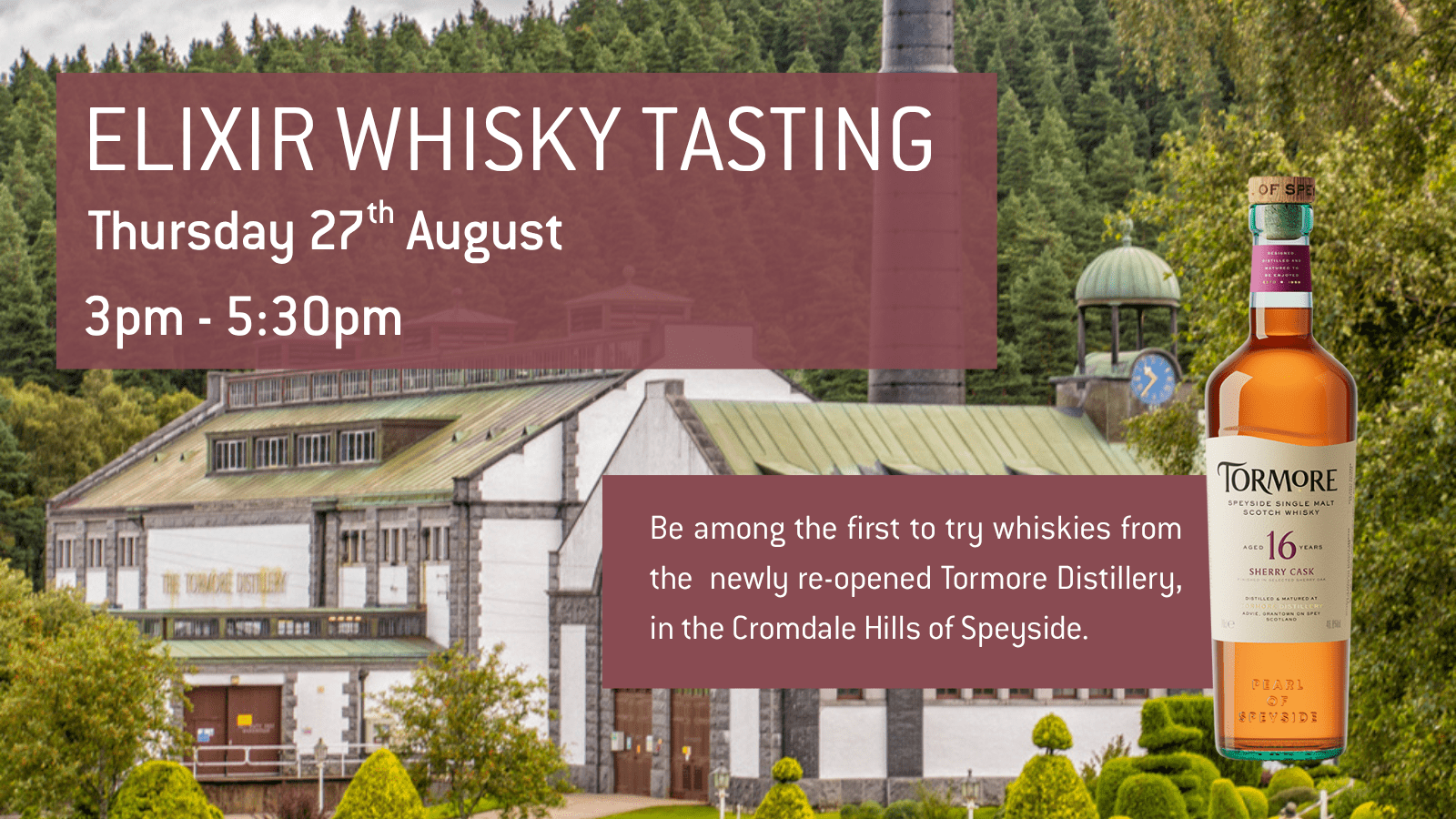 Whisky Tasting at Cockburns of Leith in Edinburgh New Town Elixir Tormore Distillery Whiskies